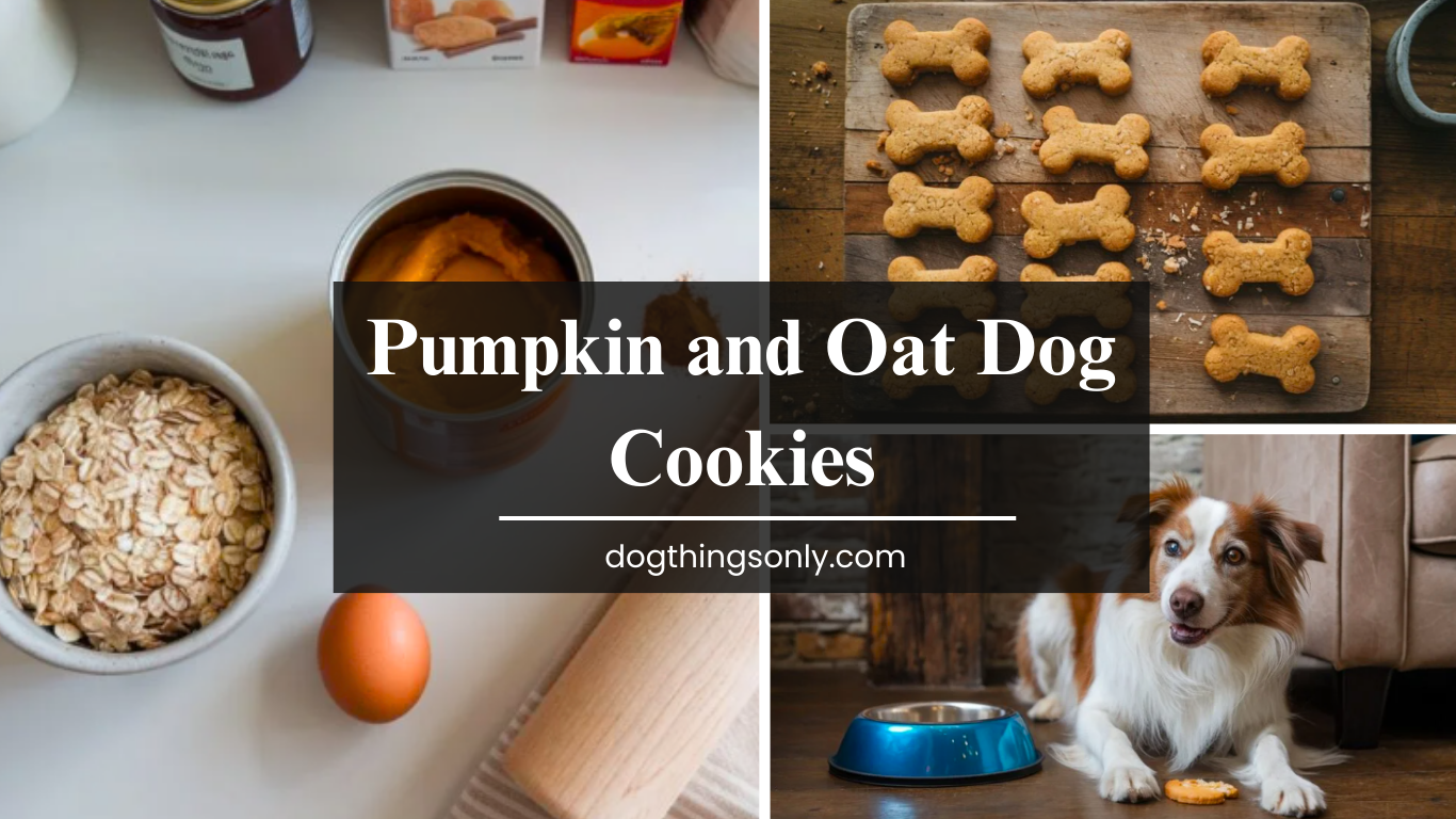 Pumpkin and Oat Dog Cookies