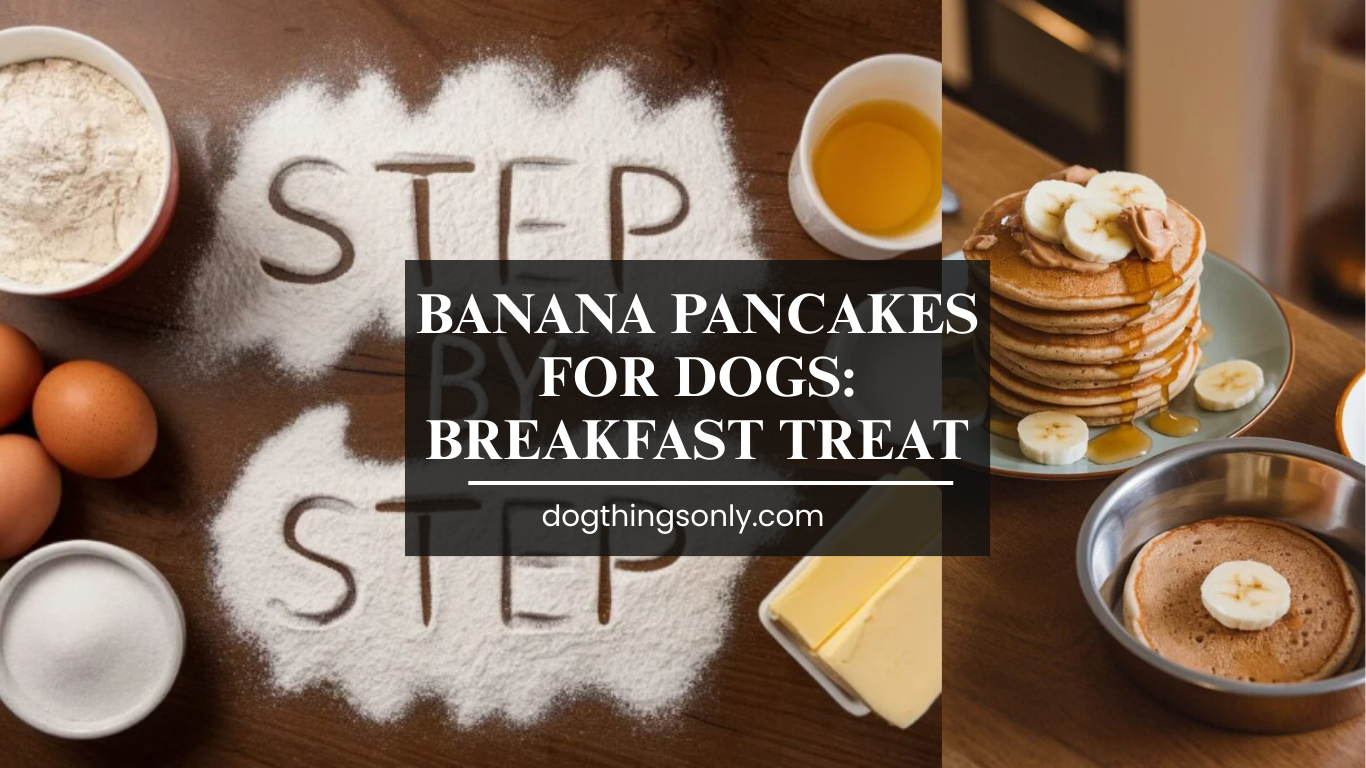 Stunning Dogs Having Bananas And Yogurt For Breakfast image